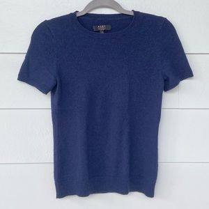 Alex Marie Cashmere Short Sleeve Top Sweater S